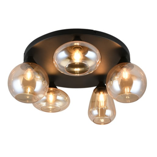 Trio Lumina stropní světlo černá 617030513 TR617030513 Trio