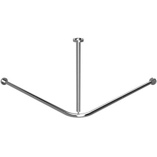 Tyč sprchového závěsu BEMETA stříbrná 101120231 Bemeta