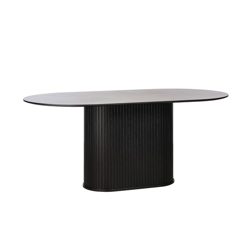 Unique-Furniture NOLA jídelní stůl unique furniture 95x180 cm černý dřevo 48 304 640 Unique-Furniture