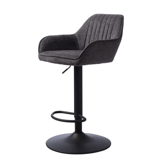 Unique-Furniture NOLAN barová židle unique furniture šedá látka 50 830 001 Unique-Furniture