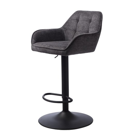 Unique-Furniture NOLAN barová židle unique furniture šedá látka 50 840 001 Unique-Furniture