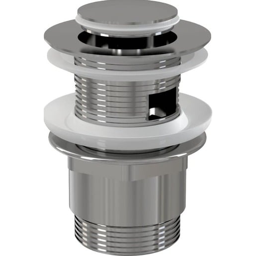 Výpust umyvadlová CLICK/CLACK 5/4" celokovová s přepadem Alca 5/4"