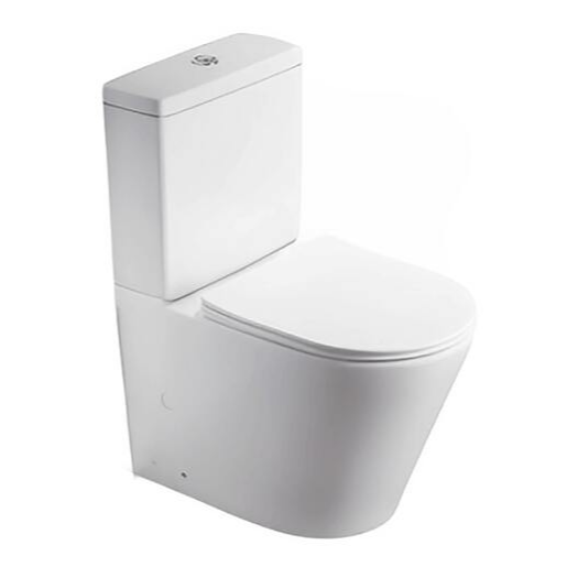 WC kombi komplet kombinovaný SAT Infinitio bílá matná mat vario odpad SATINF031VPSNWM SAT