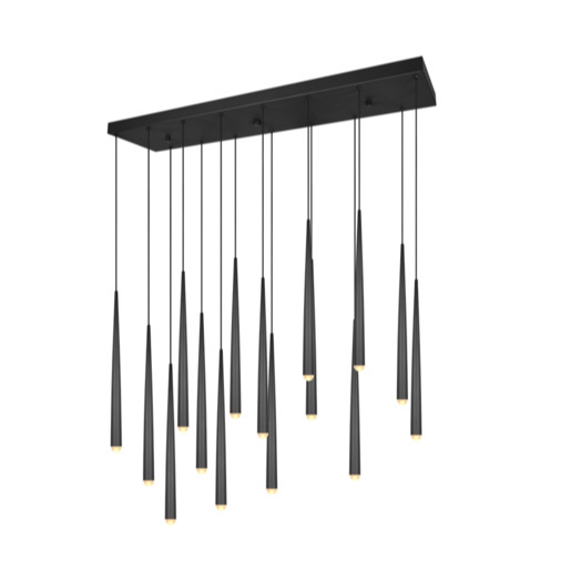 Závěsné světlo Trio Select Cala černá 354811532