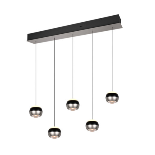 Závěsné světlo Trio Select Orbit nikl 344410507