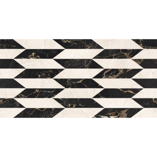 Dlažba Dom Intarsi gala satin 3D 60x120 cm leštěná INW00206TS Dom