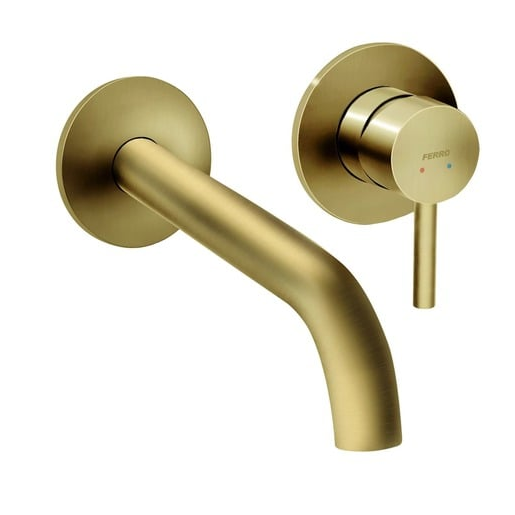 Novaservis Ferro Ciriculus umyvadlová baterie včetně podomítkového tělesa kartáčované zlato BCK3PABG Novaservis