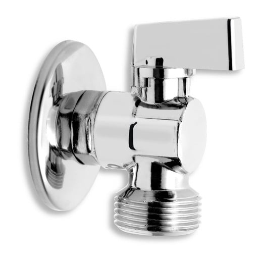 Rohový ventil Novaservis 1/2“x3/4" pračkový zpětná klapka chrom CF3027 Novaservis