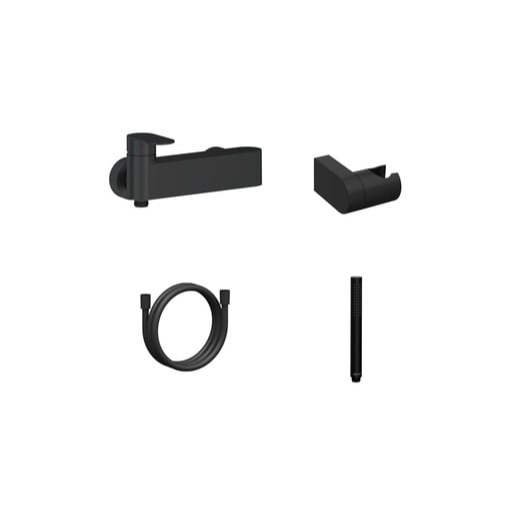 Sprchová baterie Ravak Chrome II se sprchovým setem 150 mm černá X07S122 Ravak