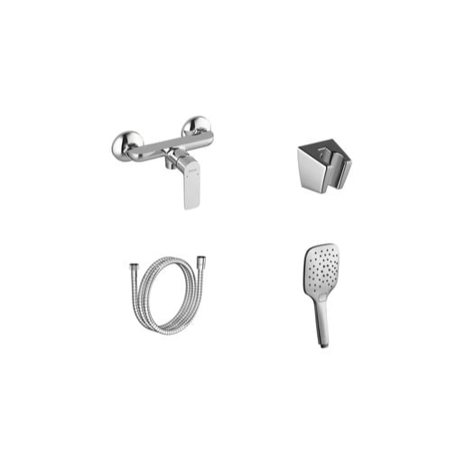 Sprchová baterie Ravak Classic se sprchovým setem 150 mm černá X07S118 Ravak