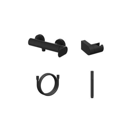 Sprchová baterie Ravak Eleganta se sprchovým setem 150 mm černá X07S140 Ravak