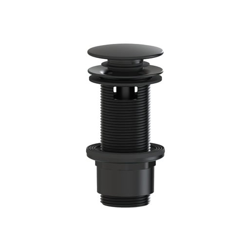 Výpust k umyvadlu 5/4 SAT černá matná plast zkracovatelný click clack SATAUCCX8 SAT