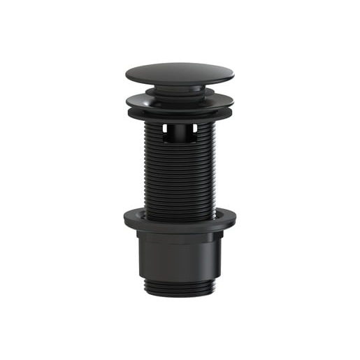 Výpust k umyvadlu 5/4 SAT černá matná plast zkracovatelný click clack SATAUCCXH8 SAT