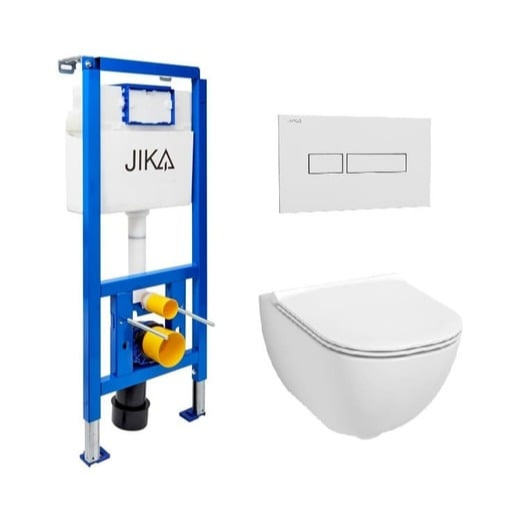 Závěsný WC set do lehkých stěn / předstěnová Jika Mio-N KMPLBID