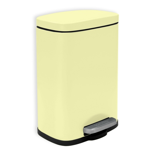 Spirella Spirella pedálový odpadkový koš akira matná žlutá ocel 5 l 10.19839 Spirella